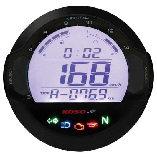 Marcador multifuncion DL-03S D64 0-360 km/h - 15000 RPM (CE) Koso