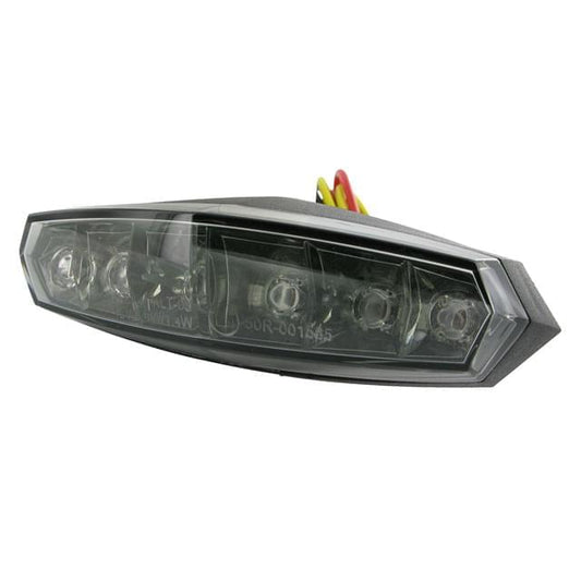 Piloto traseiro universal LED Clear/Black-Line (CE) Koso