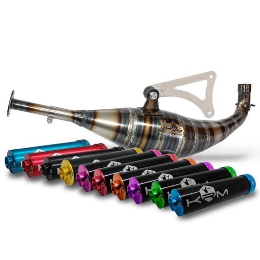 échappement KRM 90-100cc Minarelli horizontal