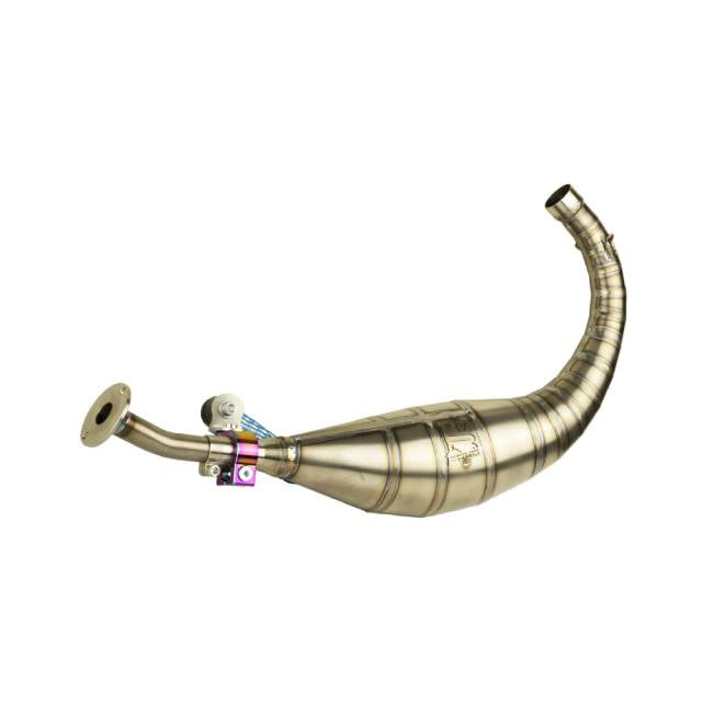 Bufanda de escape titanio KRM Minarelli AM6 80-90cc KR746F-256