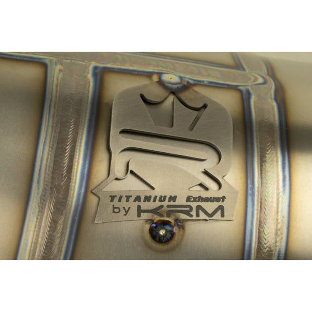 Collecteur d’échappement titane KRM Minarelli AM6 90-100cc