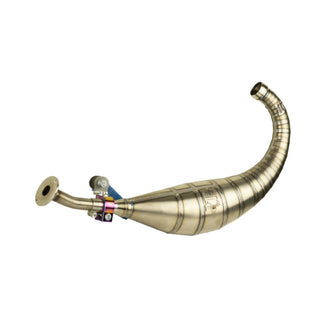 Bufanda de escape titanio KRM Derbi 100-115cc KR750F-124