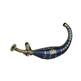 Bufanda de escape titanio azul KRM Derbi 90-100cc KR756F-183