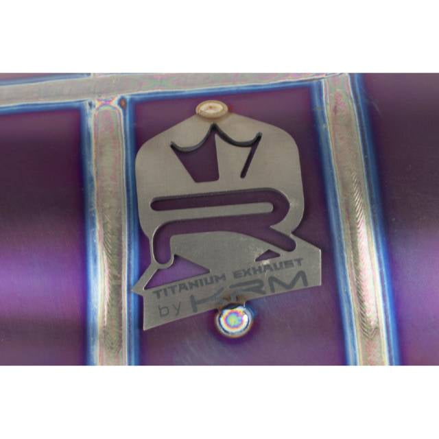 Bufanda de escape titanio violeta KRM Derbi 80-90cc