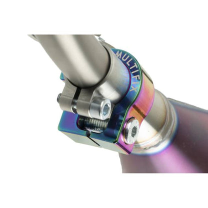 Bufanda de escape titanio violeta KRM Derbi 80-90cc