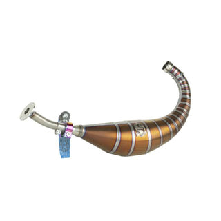 Cachecol de escape titânio bronze KRM Derbi 100-115cc