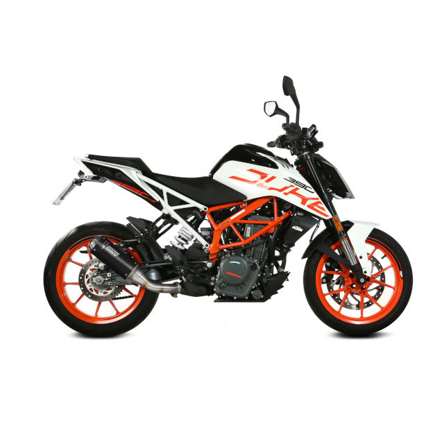 Échappement KTM DUKE / RC 125/390 17-20 MK3 MiVV - Acier inoxydable noir