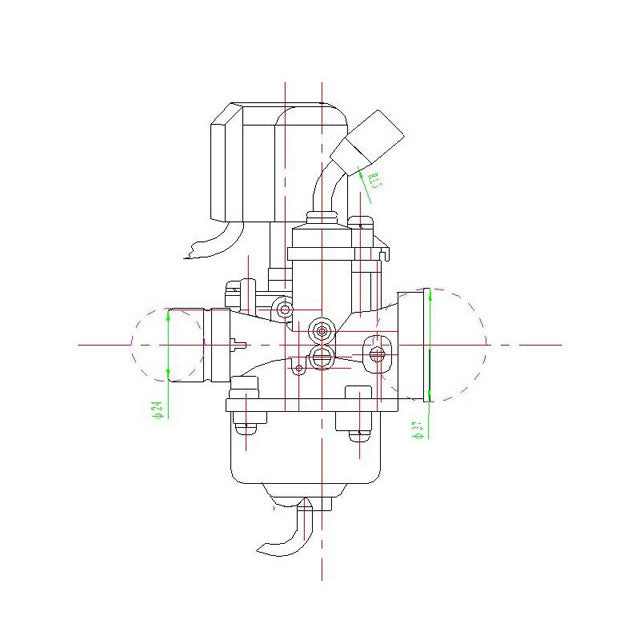 Carburador Octane para motores Minarelli