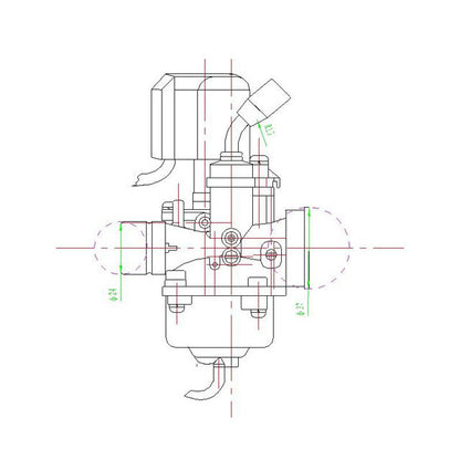 Carburador Octane para motores Minarelli