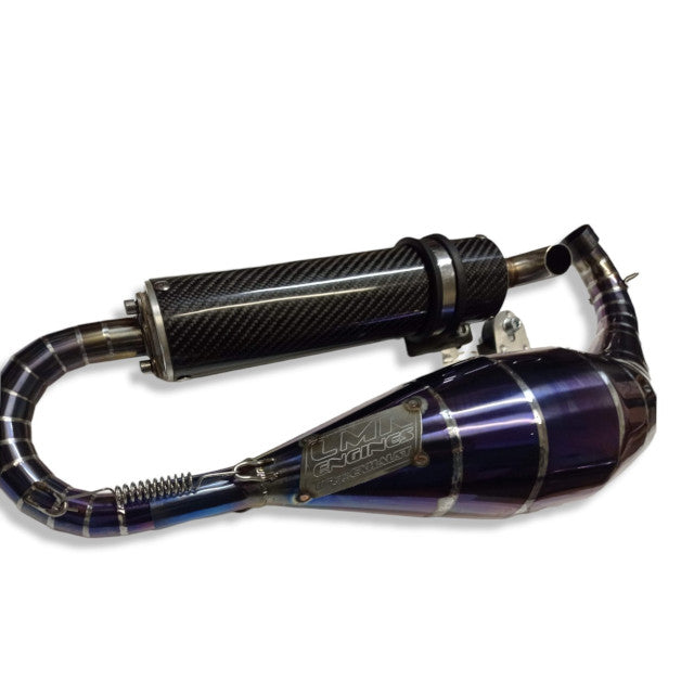 Échappement LMR cylindre 115cc - acier inoxydable chromé