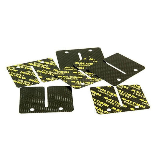 Laminas de carbono Minarelli AM6 caja original Malossi 2712430.C0