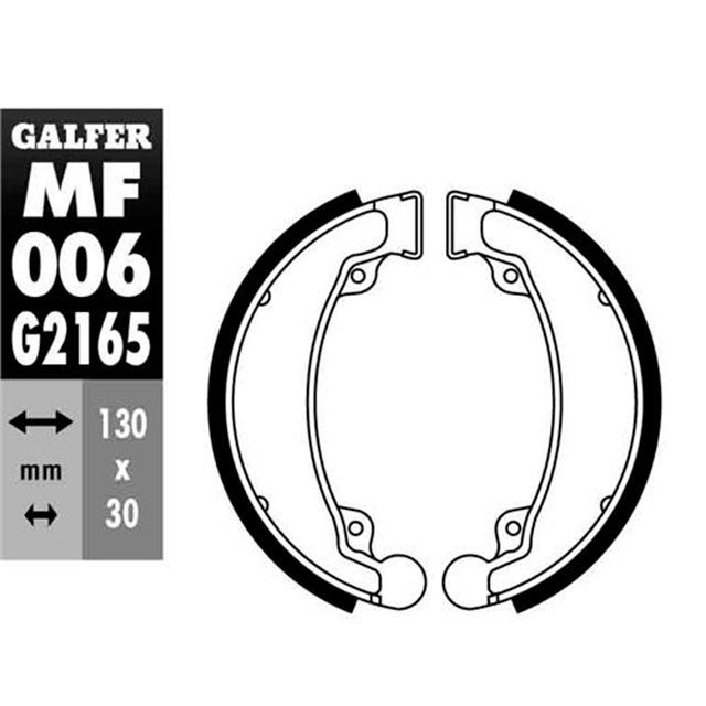 Zapatas de freno Honda CB 125 S/RS Galfer MF006G2165
