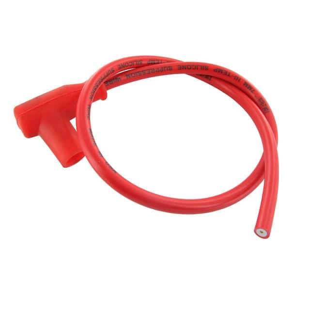 Motoforce Racing spark plug cap and cable - red