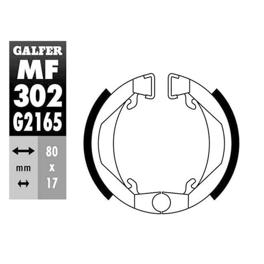 Zapatas de freno Suzuki Maxi 50 >1987 Galfer MF302G2165