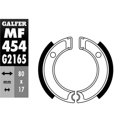 Zapatas de freno Yamaha PW 50 Galfer MF454G2165