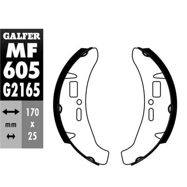 Zapatas de freno trasero Vespa Cosa Galfer MF605G2165