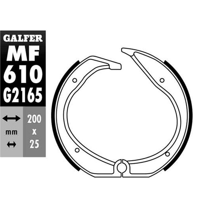 Zapatas de freno BMW R 100 GS 88-92 Galfer MF610G2165