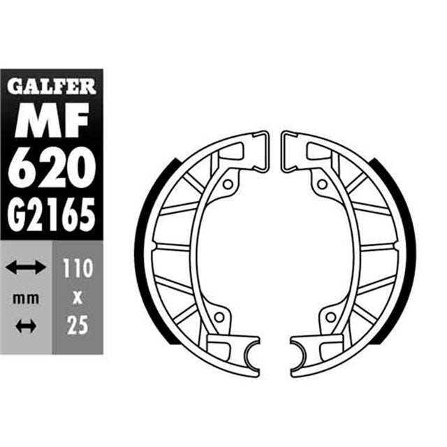 Zapatas de freno Piaggio Sfera 50/75 Galfer MF620G2165