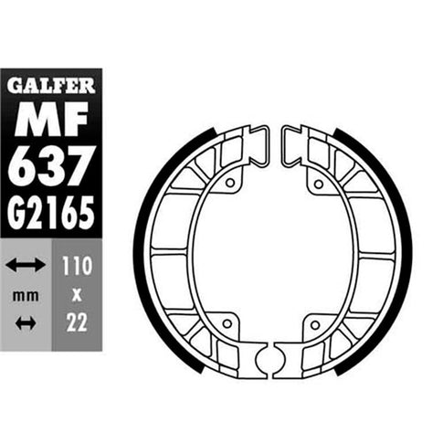 Zapatas de freno Piaggio Scatto 50 >1990 Galfer MF637G2165