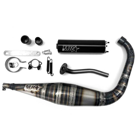 Escape MJC 50-70cc Derbi euro 2-3-4 / Minarelli AM6 - negro