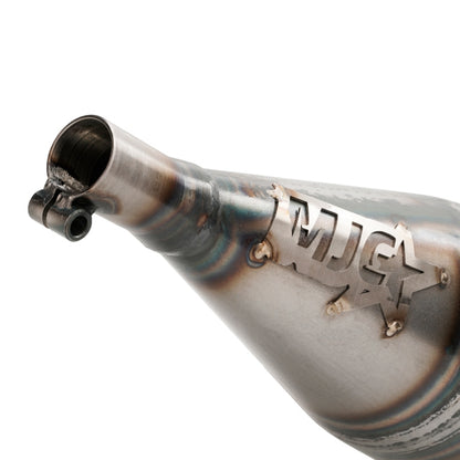 Escape MJC 70-80cc Derbi / Minarelli AM6 - negro