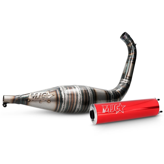 Escape MJC 70-80cc Derbi / Minarelli AM6 - rojo