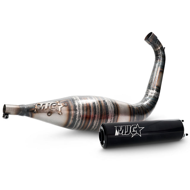 Escape MJC 80-90cc Derbi / Minarelli AM6 - negro