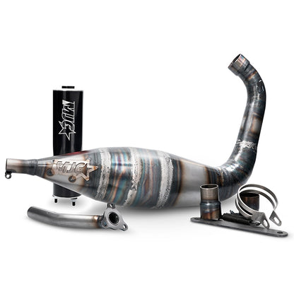 Escape MJC 90-100cc Derbi / Minarelli AM6 - preto