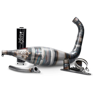 Escape MJC 90-100cc Derbi / Minarelli AM6 - preto