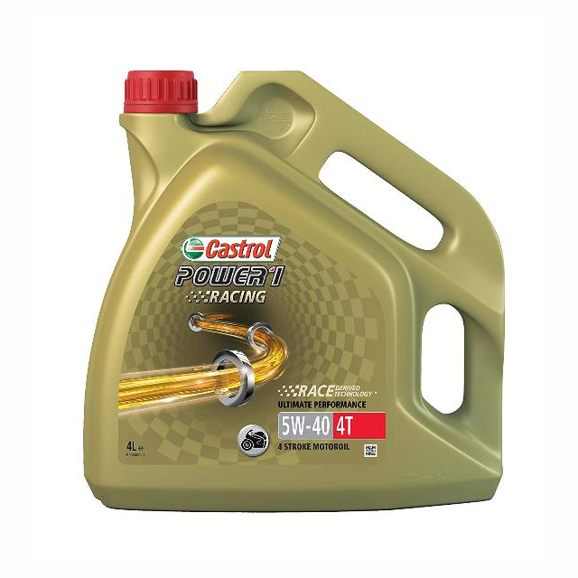 Aceite motor 2T/4T 5W40 4L Castrol Power 1 Racing