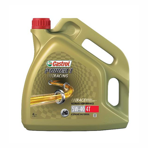 Aceite motor 2T/4T 5W40 4L Castrol Power 1 Racing