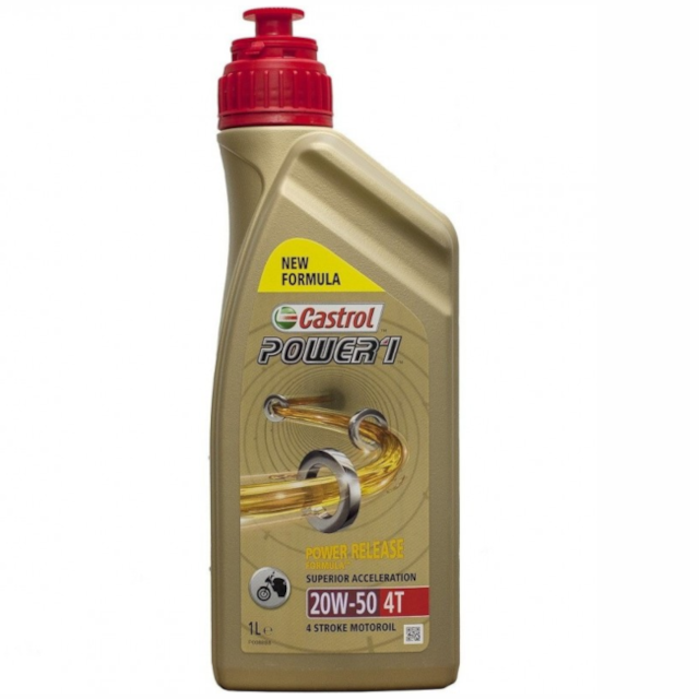 Engine oil 2T/4T 20W50 1L Castrol Power 1