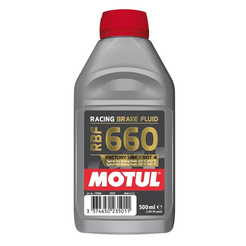 Líquido de travão DOT 4 0,5L Motul RBF 660 Factory line