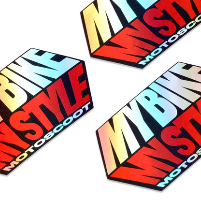 3D Motoscoot Sticker My Bike My Style Holographic