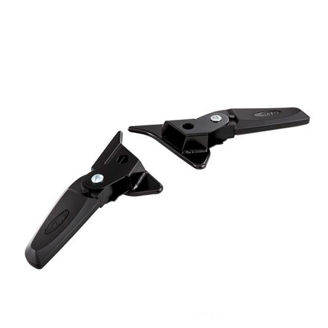 Apoio de pés em alumínio Vespa Primavera/Sprint 50-150ccm 2T /4T AC preto