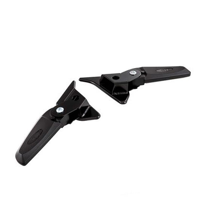 Apoio de pés em alumínio Vespa Primavera/Sprint 50-150ccm 2T /4T AC preto