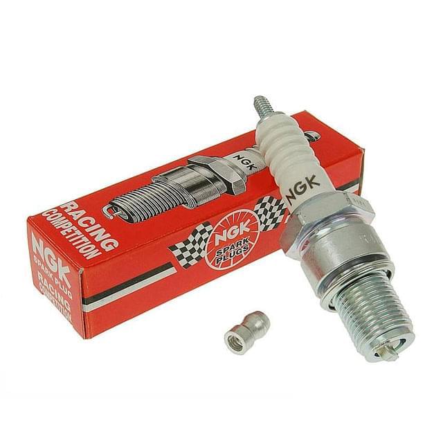 Bujía NGK Iridio rosca larga B10EG, electrodo curvado (Aprilia, Honda, KTM) (B10EG)