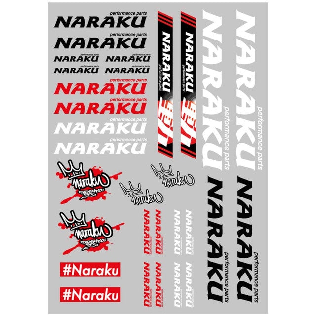 Set pegatinas Naraku 29,7x21cm 30 piezas transparente NK-MD006