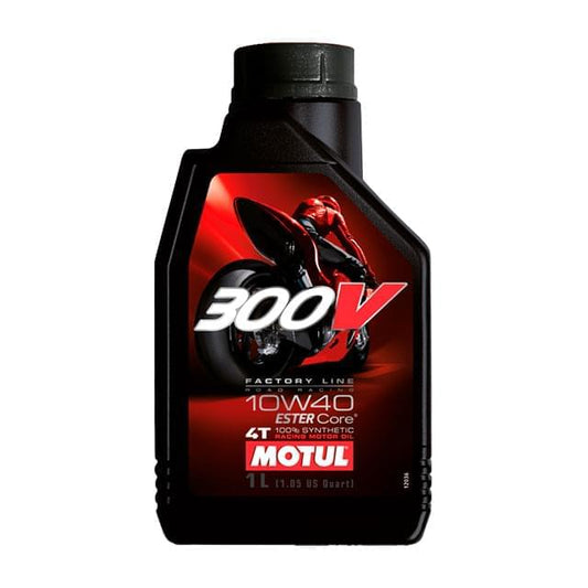 Óleo de motor 4T 10W40 1L Motul 300V Factory Line Road