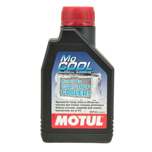 Aditivo para radiador MOTUL MoCool reduz a temperatura até 15°C 500ml