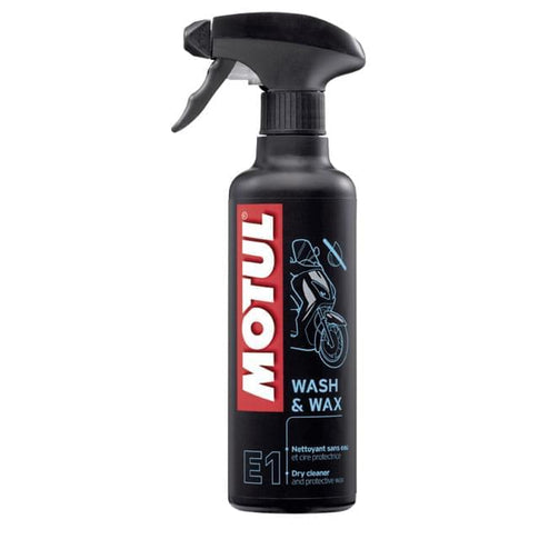Limpa carenagens a seco com cera protetora Motul E1 Wax 400ml