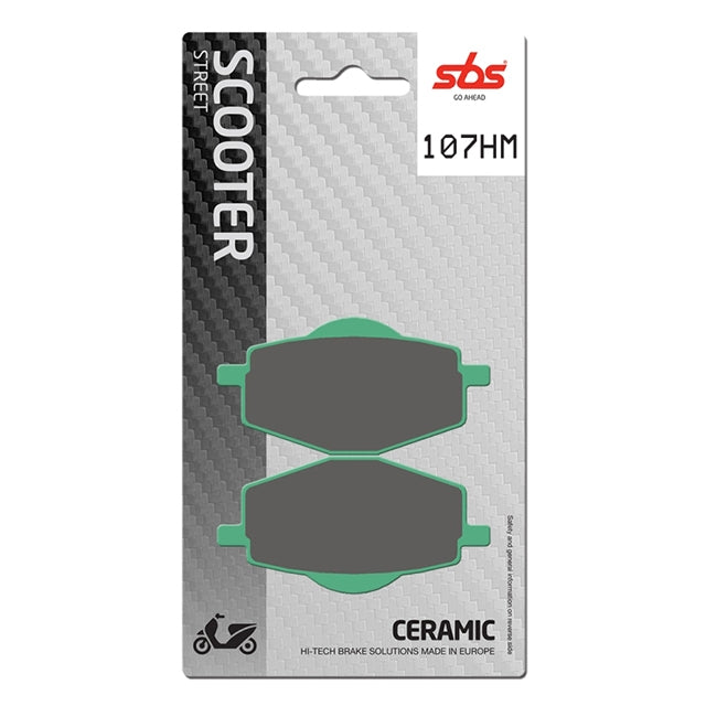 Pastillas de freno SBS Street Scooter Ceramic, Yamaha dt 125 R, XT 600 P107HM