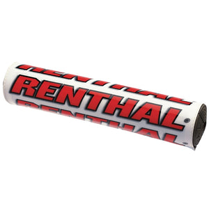 Protector de manillar Renthal SX 240mm blanco-rojo P263