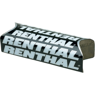 Protector de manillar Renthal Team Issue Fatbar negro-blanco-plata
