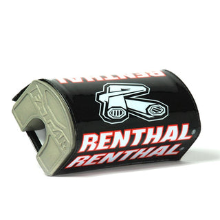 Protector de manillar Renthal Fatbar negro-rojo-blanco