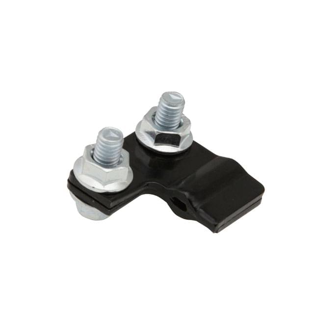 Fijador latiguillo delantero en protector horquilla VocaHawk, negro