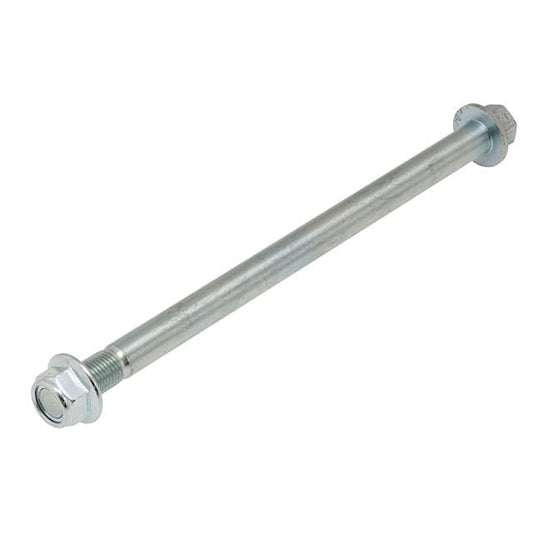 Swingarm pivot shaft PitBike L=195mm, includes M12 nut