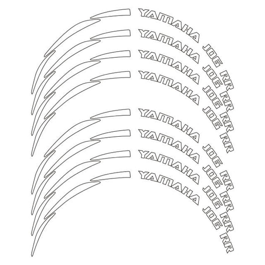 Yamaha Jog R/RR wheel rim sticker