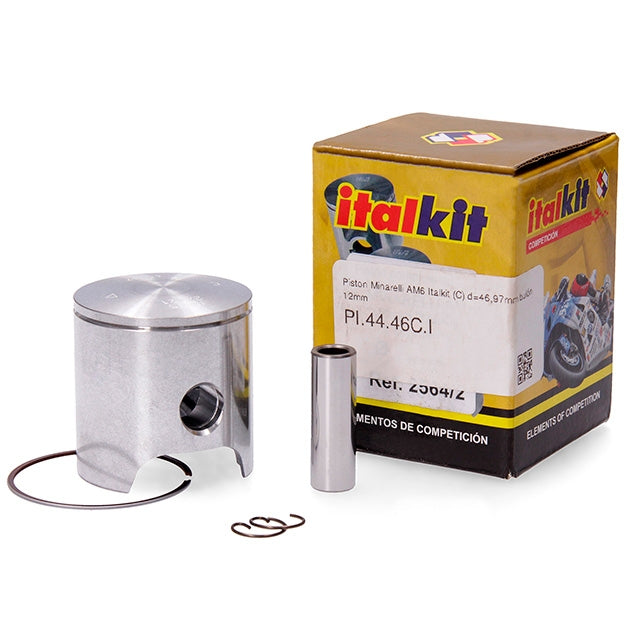 Pistón Italkit d=46.97mm Minarelli AM6 PI.44.46C.I