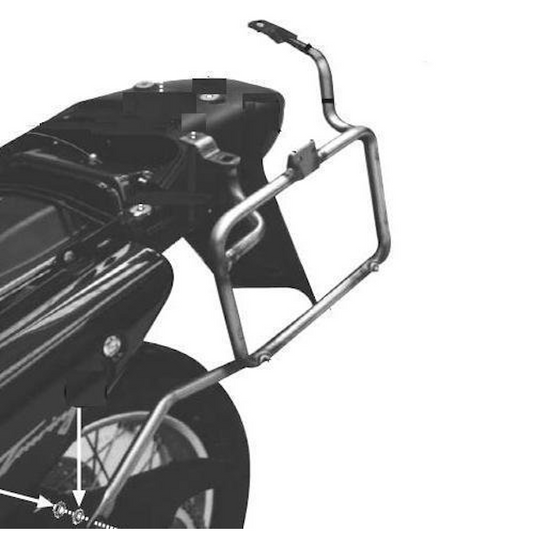Suitcase rack lateral Monokey-Retro-Fit Honda XLV Transalp 650 00-07 Givi